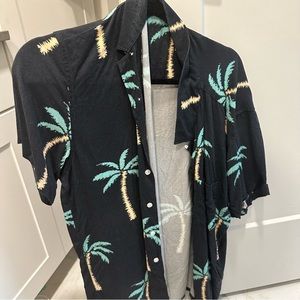 Duvin Palm Trees Button Down